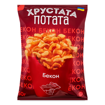Снек фігурний Бекон 50г Жайвир 9/28045 фото