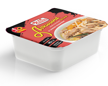 Локшина яєчна ш/п яловичина не гостр лоток 90г Golden Dragon 9/39788 фото