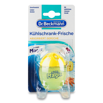 Поглинач запаху для холодильника Лимон 40г Dr BECKMANN 07/23150 фото