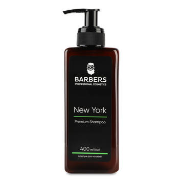 Шампунь для чоловіків тонізуючий New York 400 мл Barbers 07/25406 фото