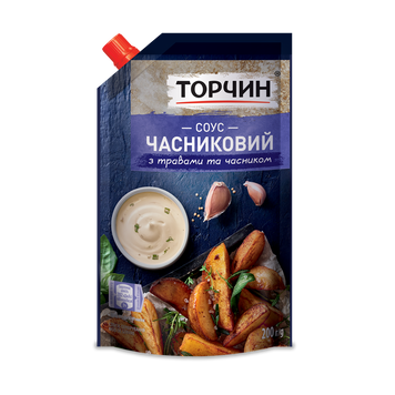 Соус Часниковий д/п 200г Торчин 9/18488 фото