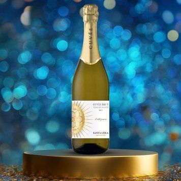 Вино ігристе Італія біле брют Santa Leila Cuve Brut 0,75л 4/23998 фото