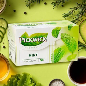 Чай Трав'яний М'ята к/у ф/п 20*1,5г Pickwick 7/11812 фото
