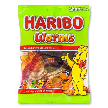 Цукерки жувальні Worms п/е 150г Haribo 1/15121 фото
