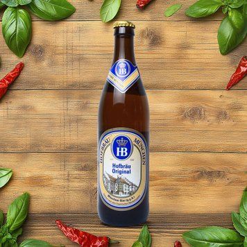 Пиво Німеччина Hofbrau Мюнхен Вайс св ск 0,5л 4/10455 фото