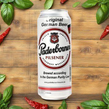 Пиво Німеччина Paderborner Pilsner світле з/б 0,5л 4/6720 фото