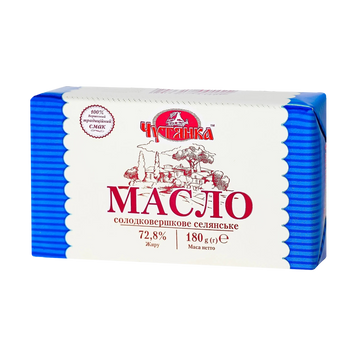 Масло &laquo;Селянське&raquo; 72,8% 180 г Чутянка 2/9350 фото