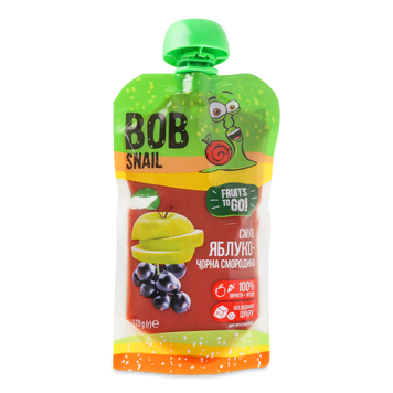 Bob Snail Смузі Яблуко-Чорна Смородина 0,120л 9/36041 фото