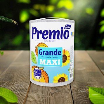 Паперовий рушник Grande Maxi 2 шар 1шт Диво 06/990 фото