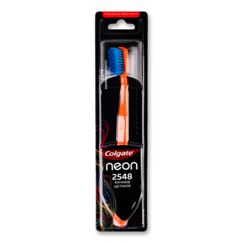 Зубна щітка середня 1шт Neon Colgate 08/37737 фото