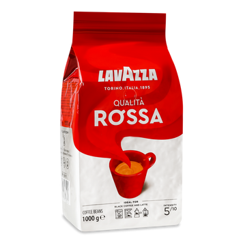 Кава зернова Qualita Rossa м/у 1кг Lavazza 7/1326 фото
