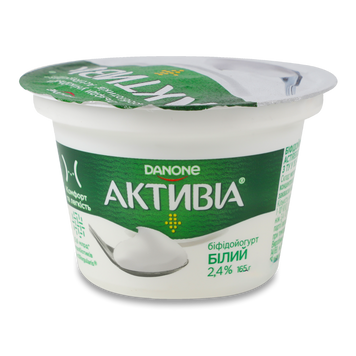 Біфідойогурт Активіа 2,4% ст 165г DANONE 2/7148 фото