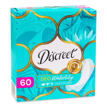 Прокладки щоденні Deo 60шт Discreet 06/0184 фото