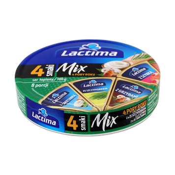 Сир пл 4 сезони 40% порц к/уп 140г Lactima Польща 2/9404 фото