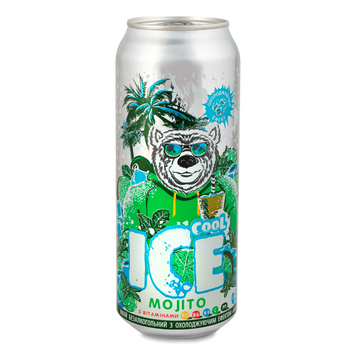 Напій з охолоджуючим ефектом зі смаком Мохіто з/б 0,5л Ice Cool 9/32559 фото