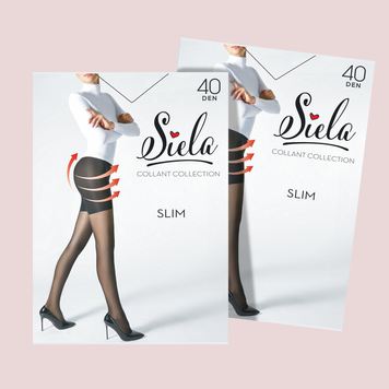 Колготи жіночі Slim 40den р.5 Siella 27/110741 фото