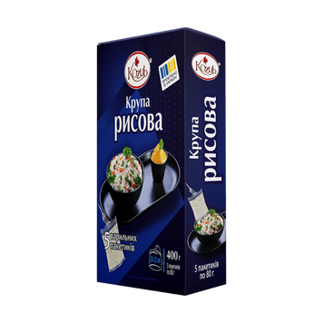 Крупа вівсяна к/у 5*80г Козуб Продукт 9/41590 фото