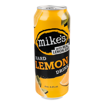 Пиво Mikes Hard Lemonade Lemon з/б 0,5л 4/23821 фото