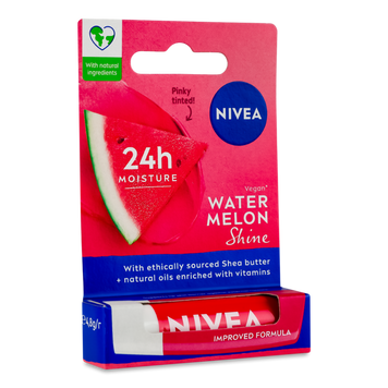 Бальзам для губ Кавунове сяйво 4,8г NIVEA 08/37609 фото