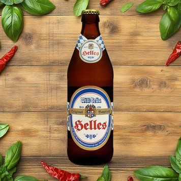 Пиво Will Br&auml;u Helles світле 0,5 л 4/21326 фото