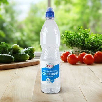 Оцет столовий 9% дозатор пл 0,75л Руна 9/28912 фото
