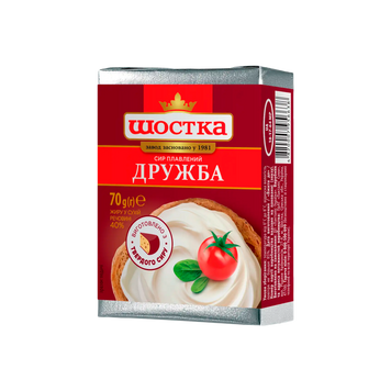 Сир пл Дружба 40% 70г Шостка Україна 2/3630 фото