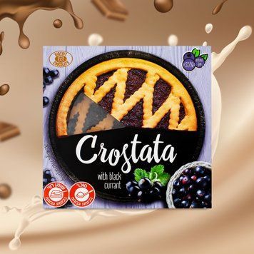 Пиріг CROSTATA чорн смородина 370г ХБФ 1/15404 фото