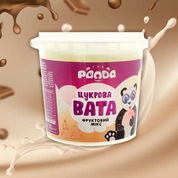 Солодка вата Фруктовий мікс пл 30г Panda 1/4164 фото
