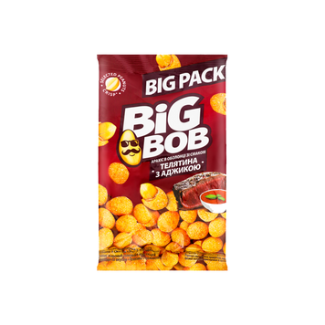 Арахіс смажений в обол телятина/аджика м/у 90г Big Bob 9/24517 фото