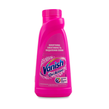 Засіб для виведення плям 500 мл OXI ACTION PLUS PINK VANISH 07/27550 фото