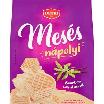 Вафлі Meses napolyi бурбон/ванільн крем м/у 180г DETKI 1/21470 фото