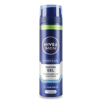 Гель для гоління зволожуючий Захист і догляд 200мл NIVEA 81760 09/81760 фото
