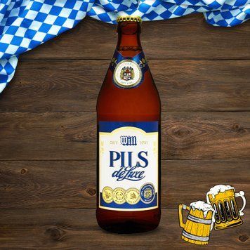 Пиво Німеччина Will Brau Pils deLuxe світле 0,5л ск 4/21328 фото