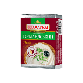 Сир плавлений &laquo;Голландський&raquo; 37% &laquo;Шостка&raquo; 70 г 2/3636 фото