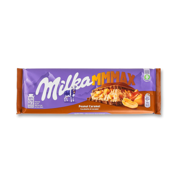 Шоколад молочний &laquo;Карамель, арахіс та повітряний рис&raquo; 276 г MILKA 1/13117 фото