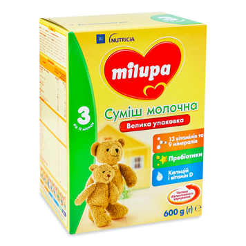 Д-Х СМС Мilupa 3 к/у 600 Nutricia 6/1864 фото