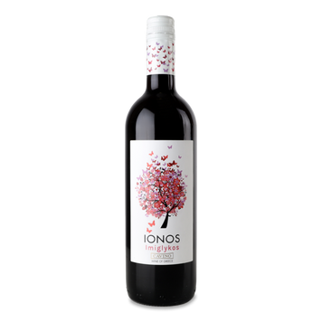Вино Греція червоне н/сол Cavino Ionos Imiglikos semi sweet red 0,75л 4/14552 фото
