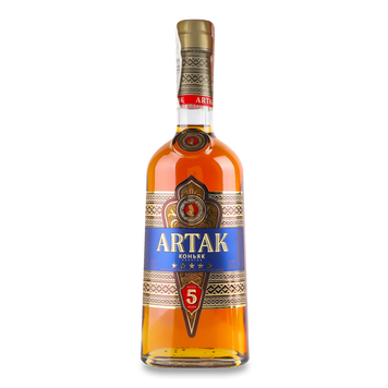 Коньяк України АРТАК 5***** 40% 0,5л 4/21746 фото