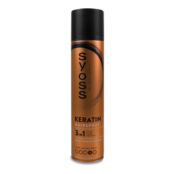 Лак для волосся Keratin 300мл Syoss 08/38133 фото