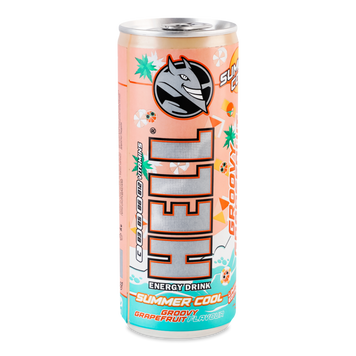 Напій Енергетичний HELL Groovy Grapefruit з/б 0,25л 9/28314 фото