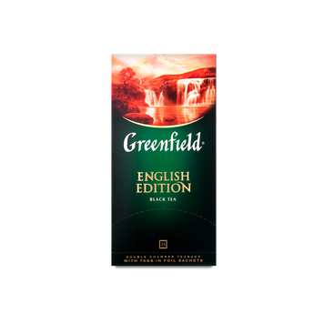 Чай чорний English Edition к/у ф/п в/к 25*2г 7547 Greenfield 7/8810 фото