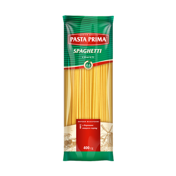 Макарони Спагетті м/у 400г Pasta Prima 9/24539 фото