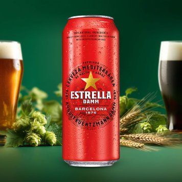 Пиво Estrella Damm Lager світле 0,5 л 4/13490 фото