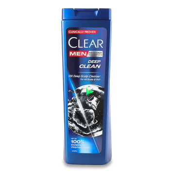 Шампунь для волосся чоловічий 2в1 Глибоке очищення 360мл CLEAR 07/3867 фото