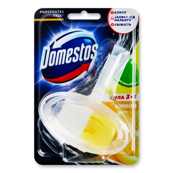 Блок гігієничний для унітазу Лимон 35/40г DOMESTOS 07/18896 фото