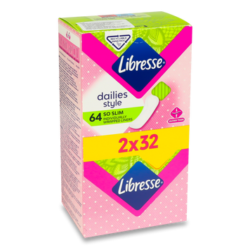 Прокладки щоденні Normal 64шт Libresse Daily Fresh 06/440 фото