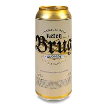 Пиво Keten Brug Blonde Elegant з/б 0,5л алк.6,7% 4/21456 фото