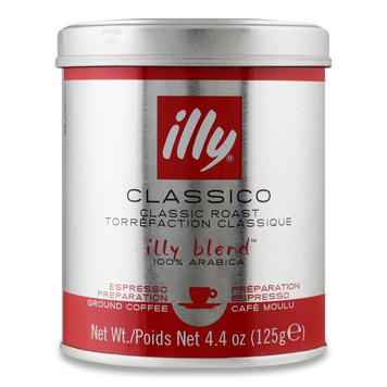 Кава мелена medium roast з/б 125г Illy 7/3310 фото