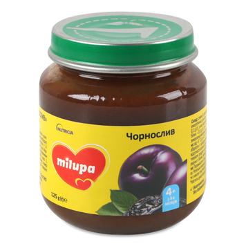 Д-Х Пюре Milupа чорнослив з 4міс ск 125г Nutricia 6/2498 фото