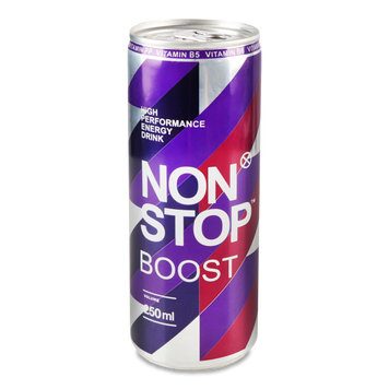 Напій Енергетичний NON STOP Boost з/б 0,25л 9/38383 фото